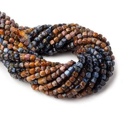 4.5mm Pietersite Micro Faceted Cubes 12 inch 71 beads A (ONLINE ORDER ONLY)