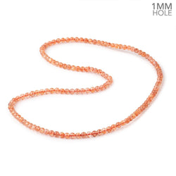 4.5mm Sunstone Plain Round Beads 21 inch 126 pieces AAA 1mm hole (ONLINE ORDER ONLY)