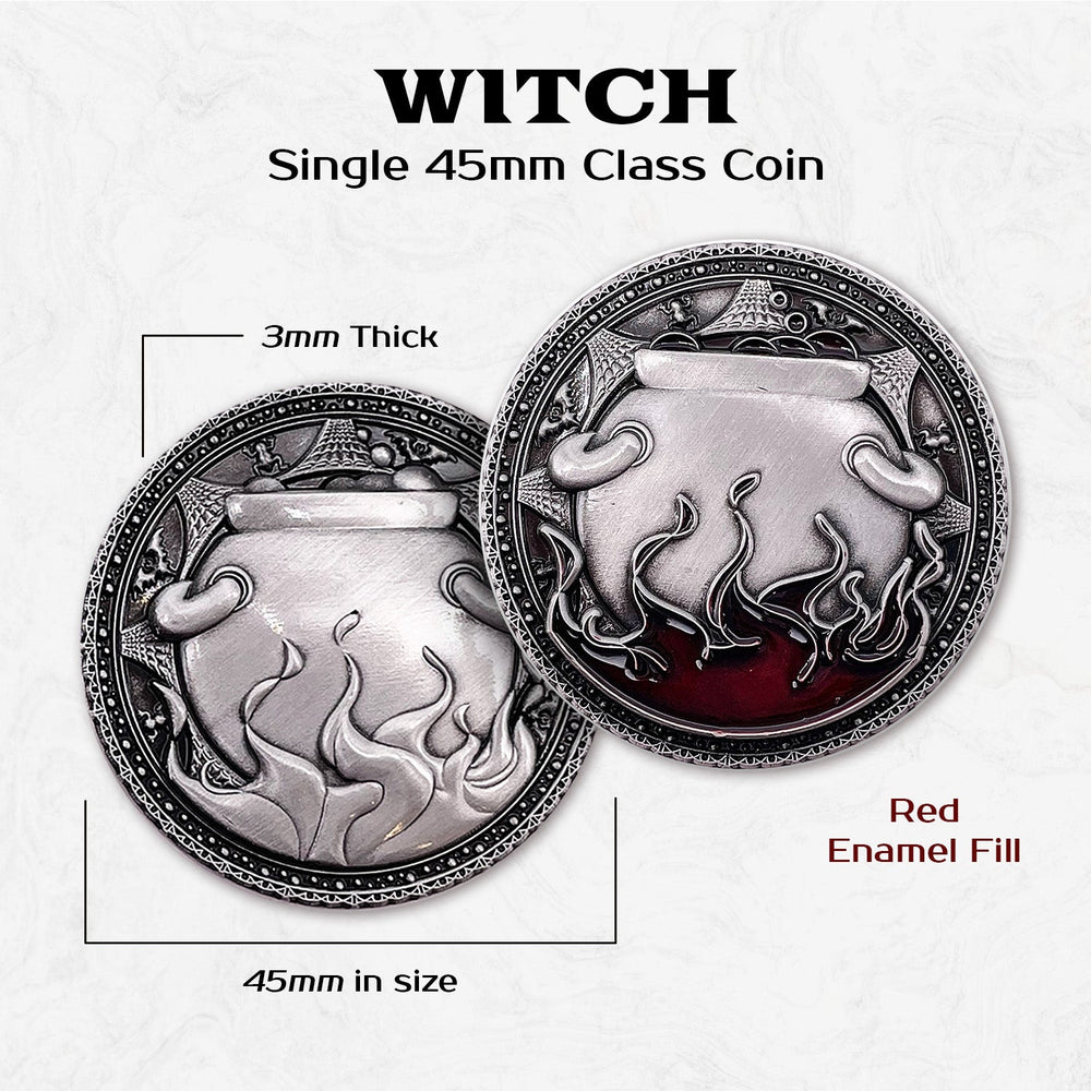 Witch - Single 45mm Class Coins (ONLINE ORDER ONLY)