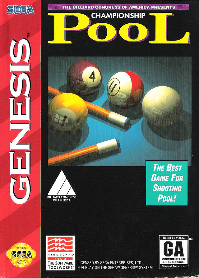 Championship Pool (Sega Genesis) (ONLINE ORDER ONLY)