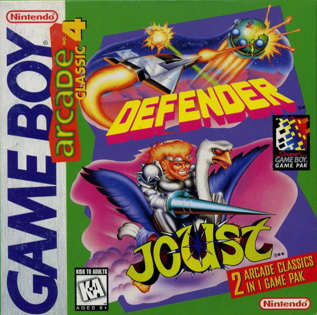Arcade Classic No. 4: Defender / Joust (Gameboy Color) (Online Order Only)