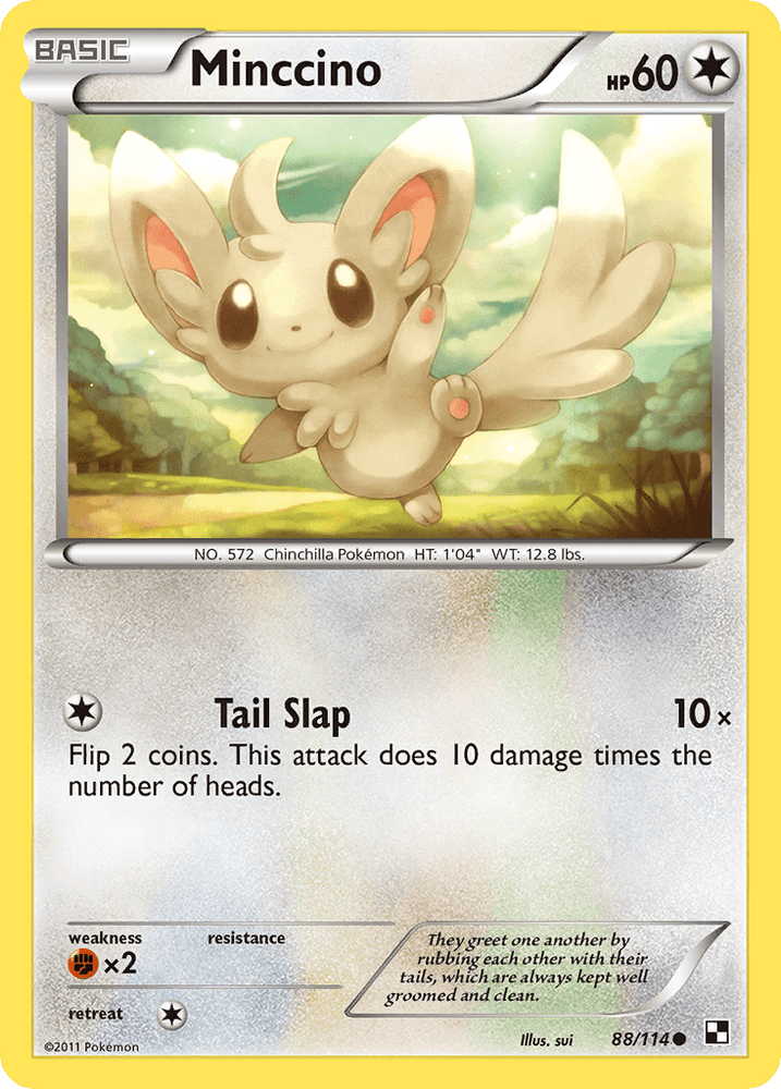 Minccino (88/114) [Black & White: Base Set] (Online Only)