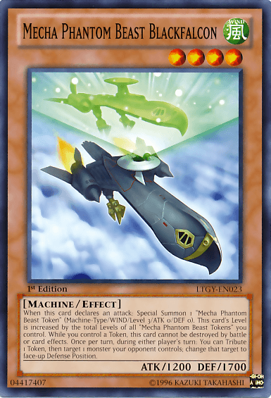 Mecha Phantom Beast Blackfalcon [LTGY-EN023] Common (ONLINE ORDER ONLY)