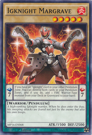 Igknight Margrave [MP16-EN068] Common (ONLINE ORDER ONLY)