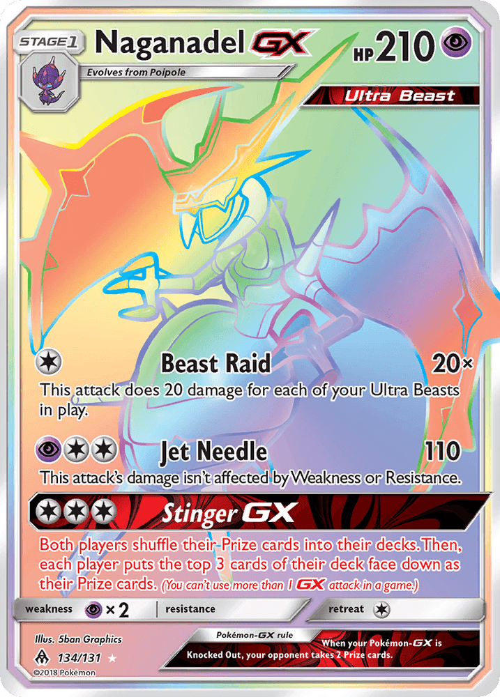Naganadel GX (134/131) [Sun & Moon: Forbidden Light] (Online Only)