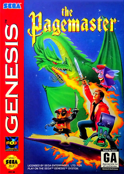 The Pagemaster (Sega Genesis) (ONLINE ORDER ONLY)