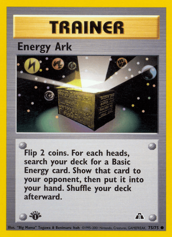 Energy Ark (75/75) [Neo Discovery 1st Edition] (Online Only)