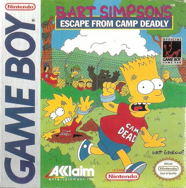 Bart Simpson's Escape from Camp Deadly (Gameboy) (Online Only)