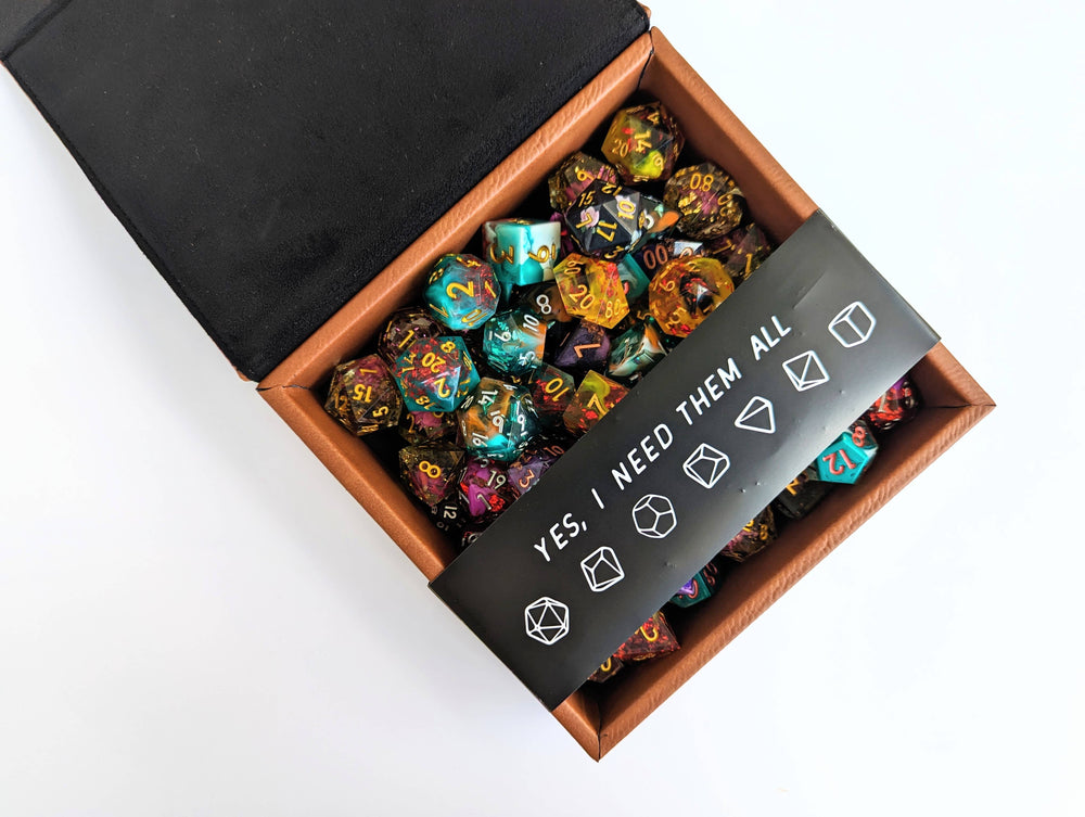 The Fate Twister - D&D - Vegan Leather Dice Box (ONLINE ORDER ONLY)