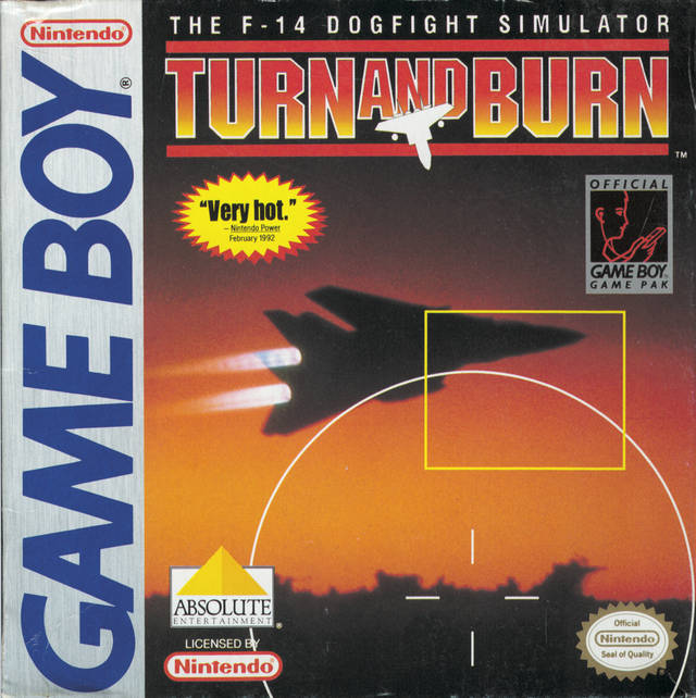 Turn And Burn The F-14 Dogfight Simulator (Gameboy) (ONLINE ORDER ONLY)