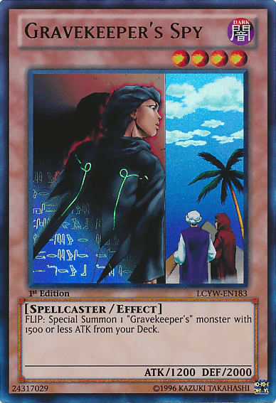 Gravekeeper's Spy [LCYW-EN183] Ultra Rare (ONLINE ORDER ONLY)