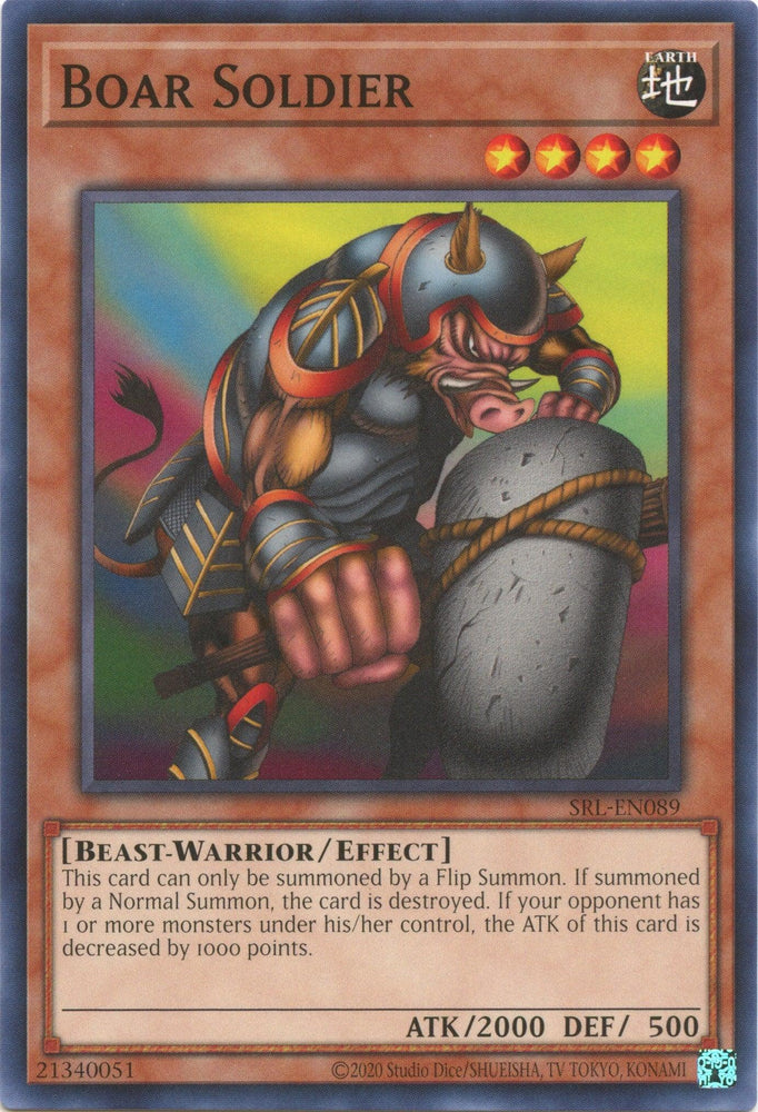 Boar Soldier (25th Anniversary) [SRL-EN089] Common (ONLINE ORDER ONLY)