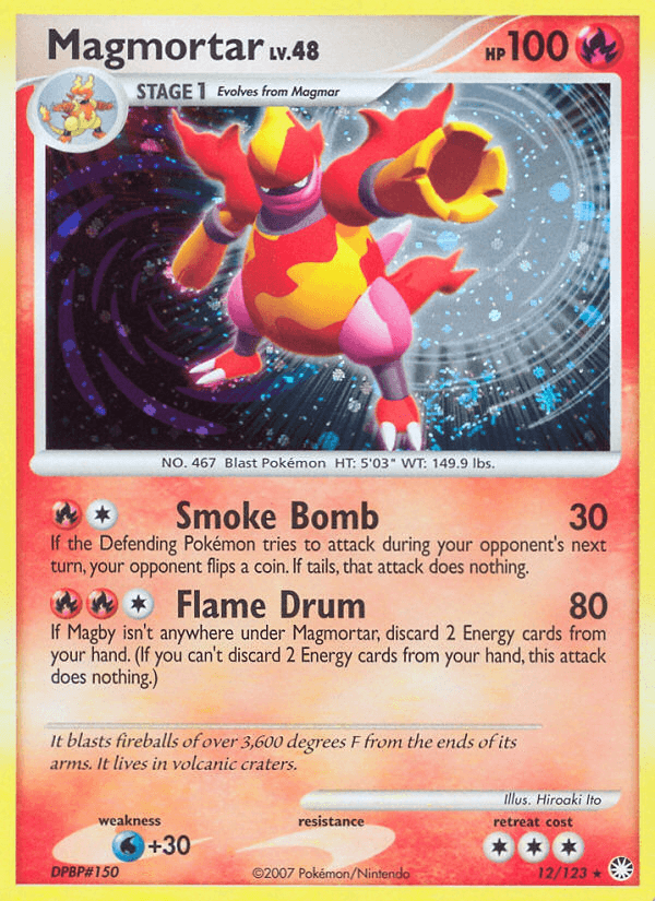 Magmortar (12/123) [Diamond & Pearl: Mysterious Treasures] (Online Only)