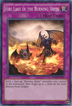 Fire Lake of the Burning Abyss (SE) [NECH-ENS12] Super Rare (ONLINE ORDER ONLY)