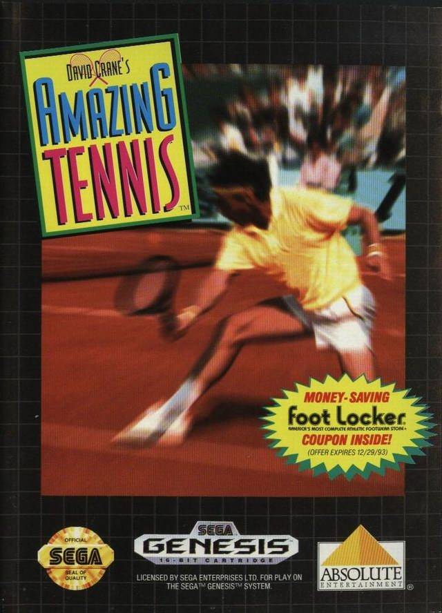 David Crane's Amazing Tennis (Sega Genesis) (ONLINE ORDER ONLY)