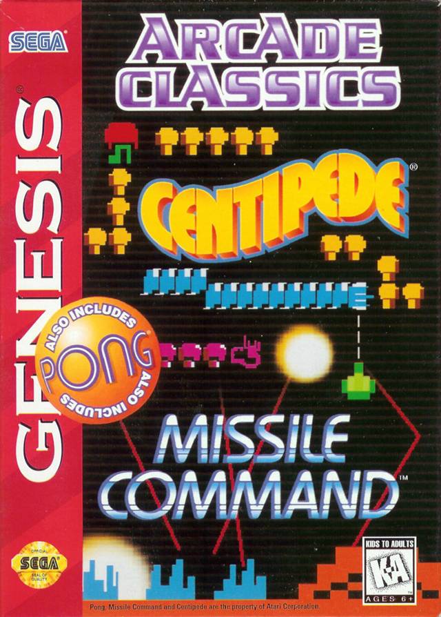 Arcade Classics (Sega Genesis) (ONLINE ORDER ONLY)