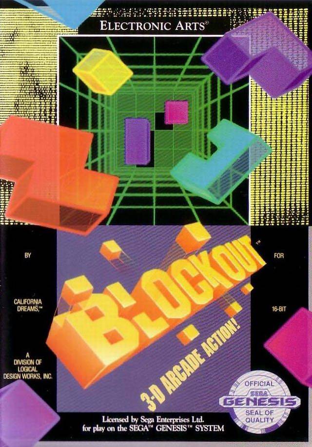 Blockout (Sega Genesis) (ONLINE ORDER ONLY)