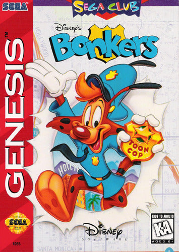 Disney's Bonkers (Sega Genesis) (ONLINE ORDER ONLY)