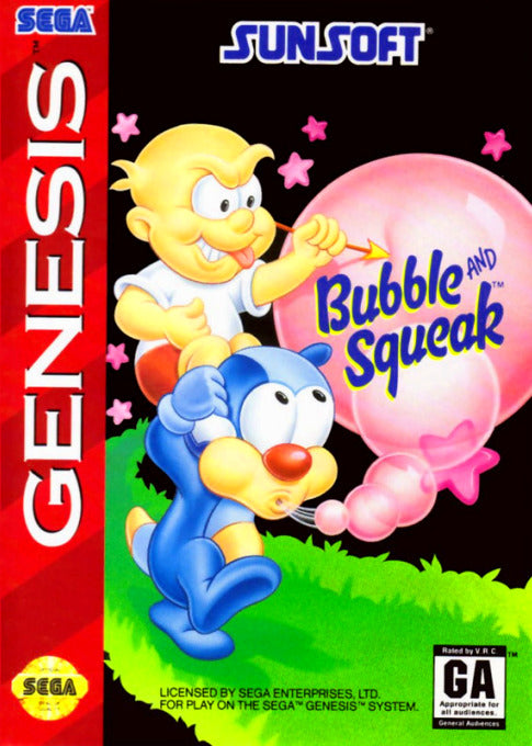 Bubble and Squeak (Sega Genesis) (ONLINE ORDER ONLY)