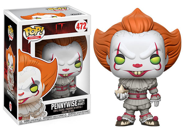 Pennywise (w/ boat, yellow eyes Pop & box, IT) 472 (Online Order Only)
