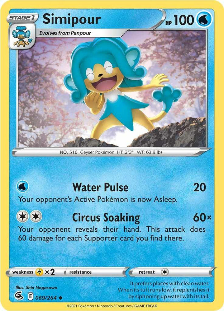 Simipour (069/264) [Sword & Shield: Fusion Strike] (Online Only)