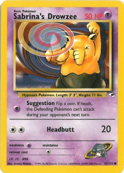 Sabrina's Drowzee (92/132) [Gym Heroes Unlimited] (Online Only)