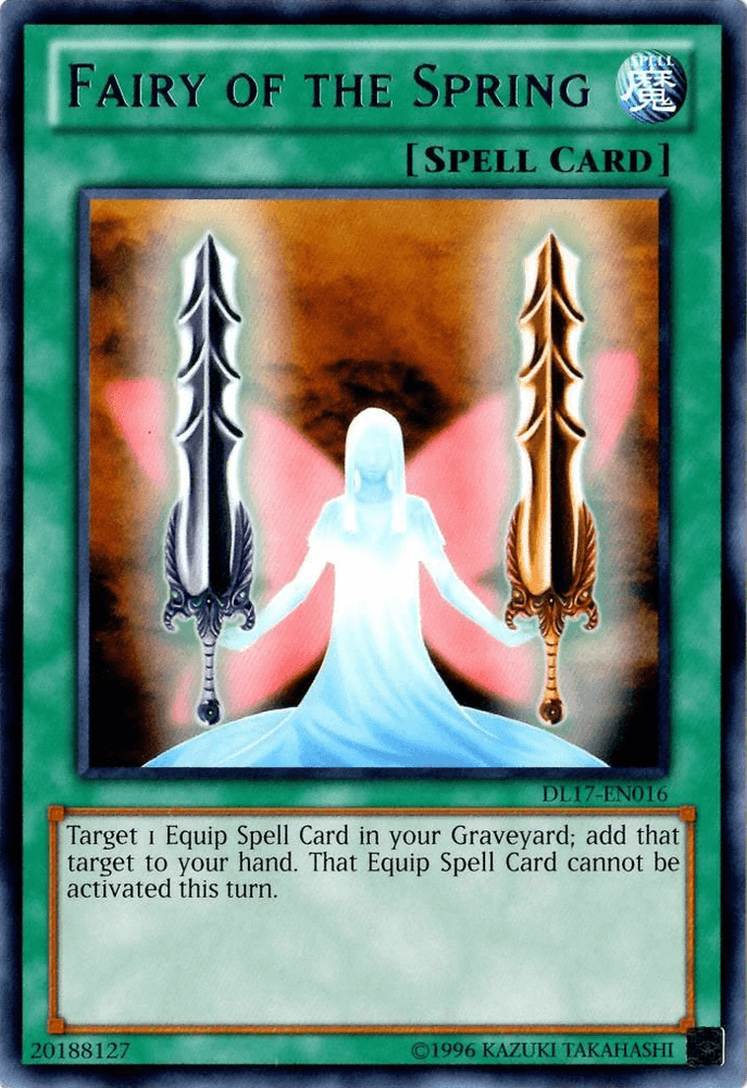 Fairy of the Spring (Blue) [DL17-EN016] Rare (ONLINE ORDER ONLY)
