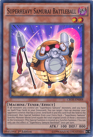 Superheavy Samurai Battleball [CROS-EN008] Super Rare (ONLINE ORDER ONLY)