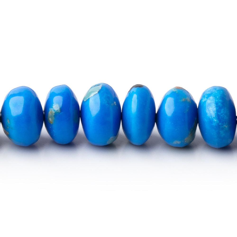 4-7mm Ceruleite Plain Rondelle Beads 18 inch 132 pieces AAA (ONLINE ORDER ONLY)