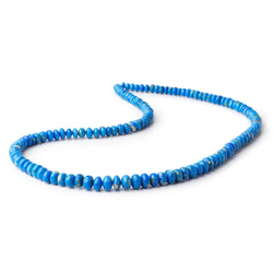 4-7mm Ceruleite Plain Rondelle Beads 18 inch 132 pieces AAA (ONLINE ORDER ONLY)
