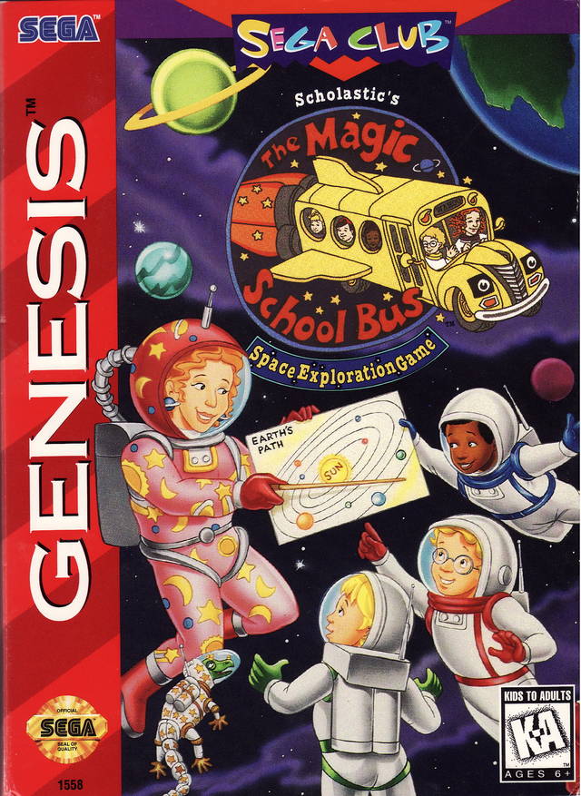Scholastic's The Magic School Bus: Space Exploration Game (Sega Genesis) (ONLINE ORDER ONLY)