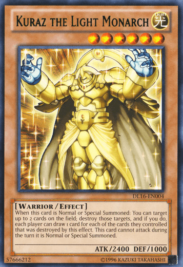 Kuraz the Light Monarch (Green) [DL16-EN004] Rare (ONLINE ORDER ONLY)