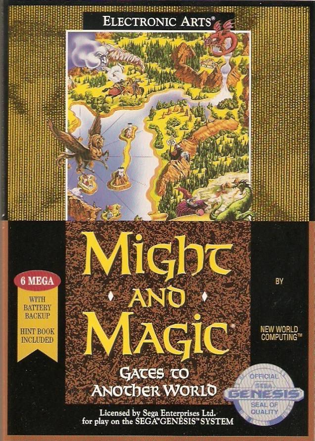 Might and Magic Gates to Another World (Sega Genesis) (ONLINE ORDER ONLY)