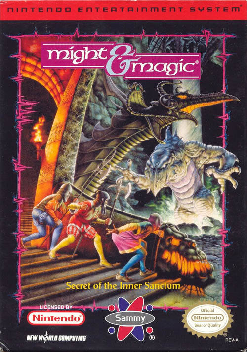 Might & Magic Secret of the Inner Sanctum (Nintendo NES) (Online Order Only)