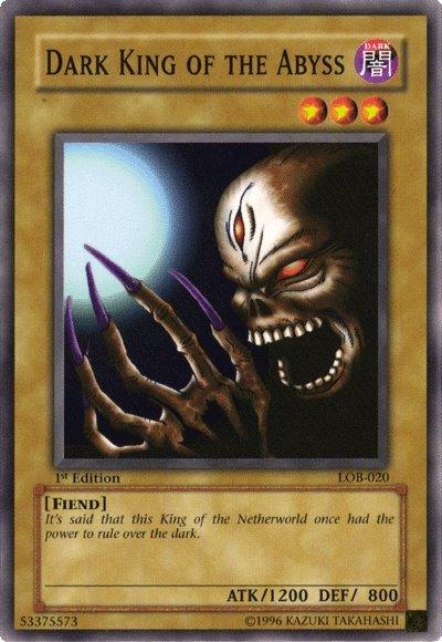 Dark King of the Abyss [LOB-020] Common (ONLINE ORDER ONLY)