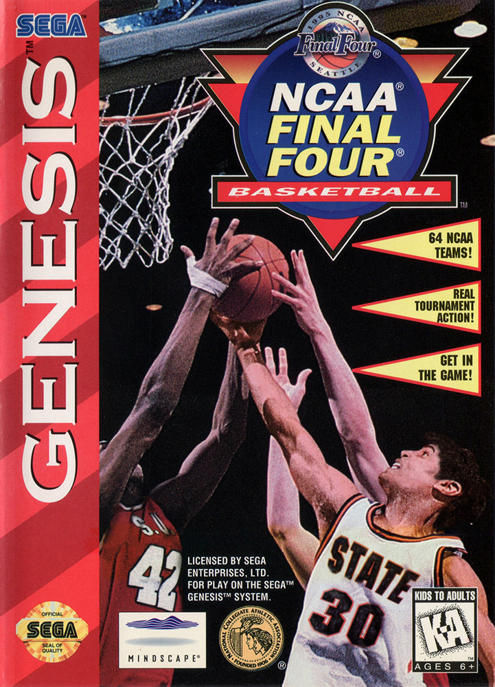 NCAA Final Four Basketball (Sega Genesis) (ONLINE ORDER ONLY)