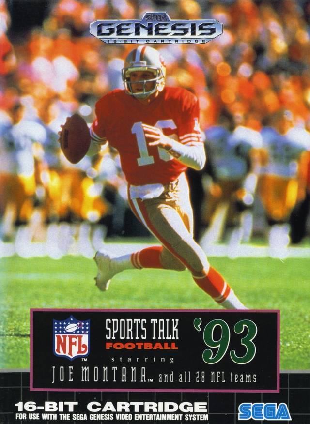 Sports Talk Football '93 Starring Joe Montana (Sega Genesis) (ONLINE ORDER ONLY)