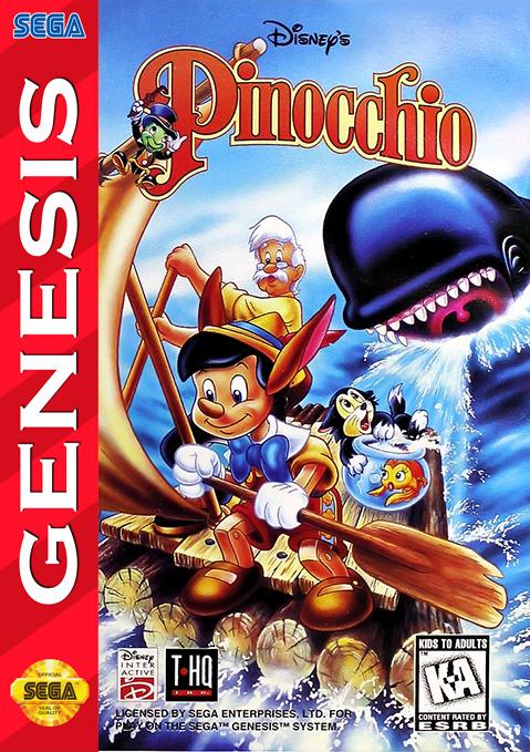 Pinocchio (Sega Genesis) (ONLINE ORDER ONLY)