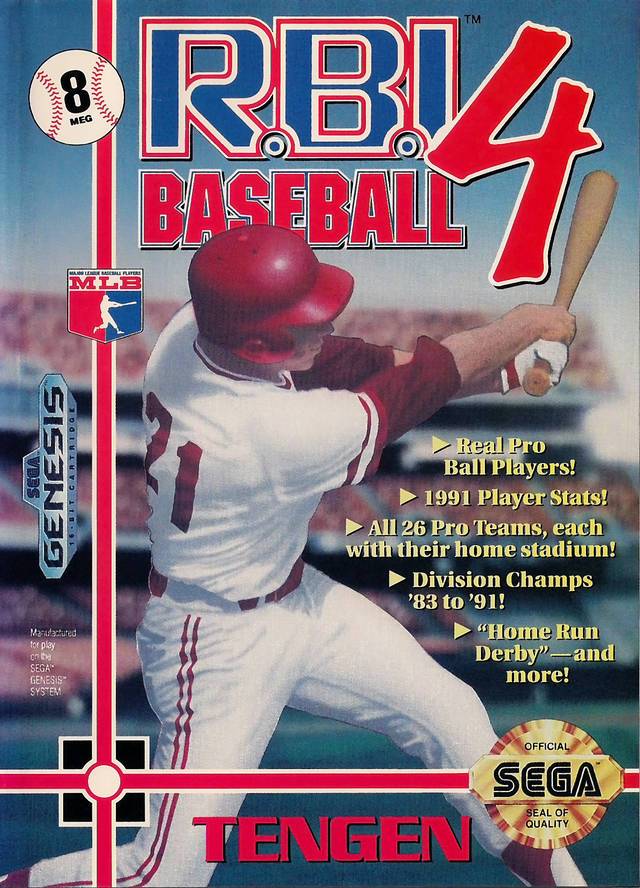 RBI Baseball 4 (Sega Genesis) (ONLINE ORDER ONLY)