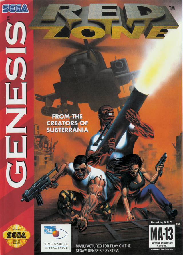Red Zone (Sega Genesis) (ONLINE ORDER ONLY)