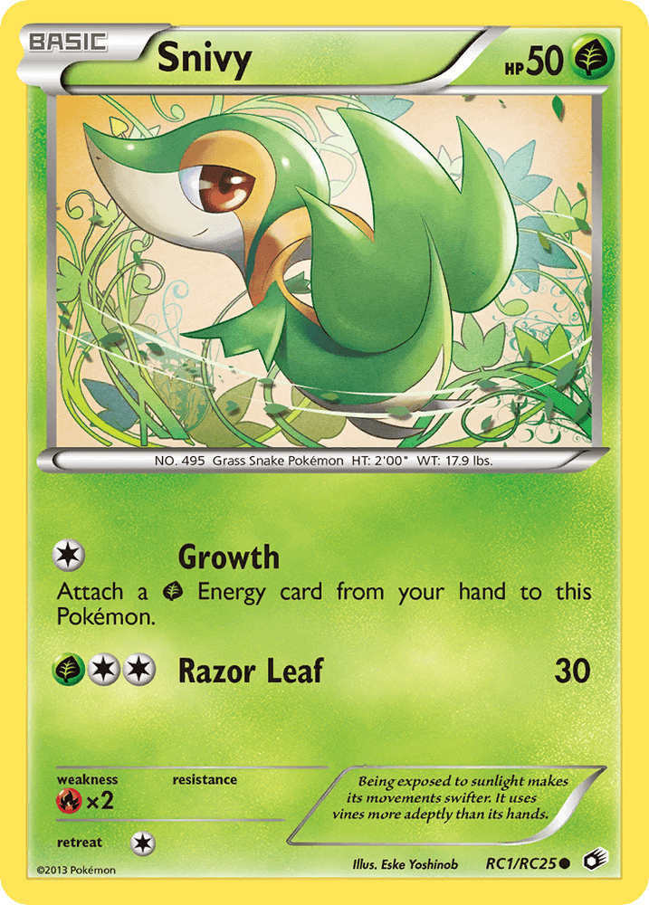 Snivy (RC1/RC25) [Black & White: Legendary Treasures] (Online Only)