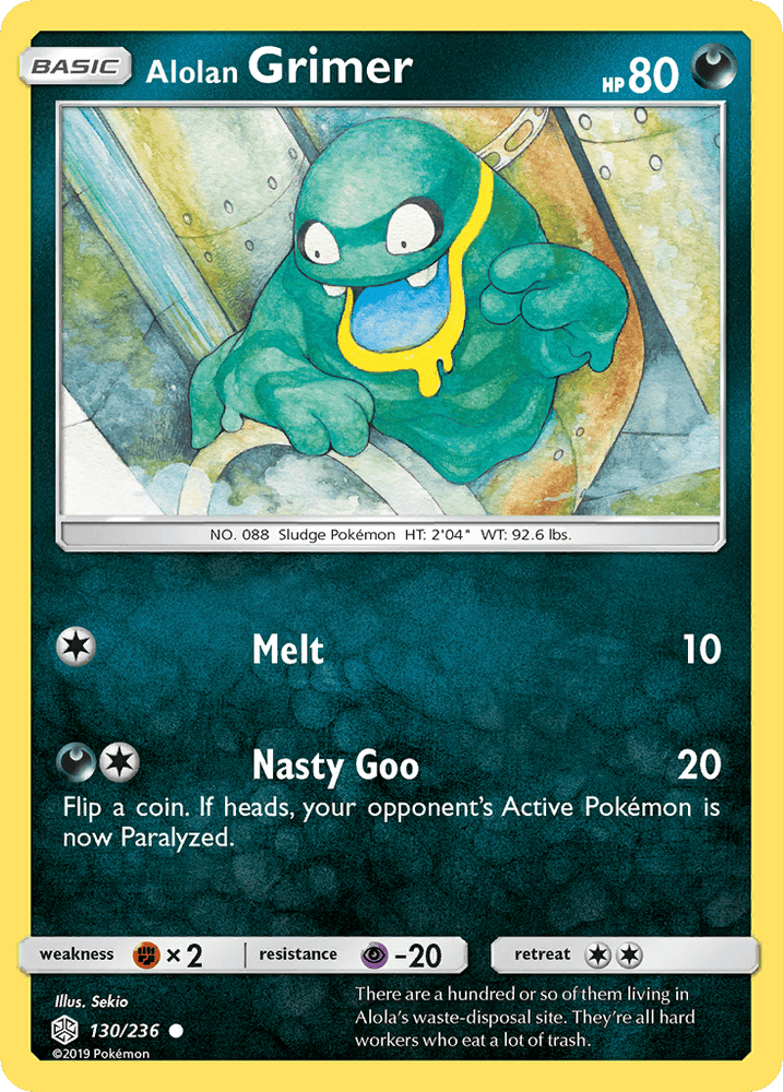 Alolan Grimer (130/236) [Sun & Moon: Cosmic Eclipse] (Online Only)