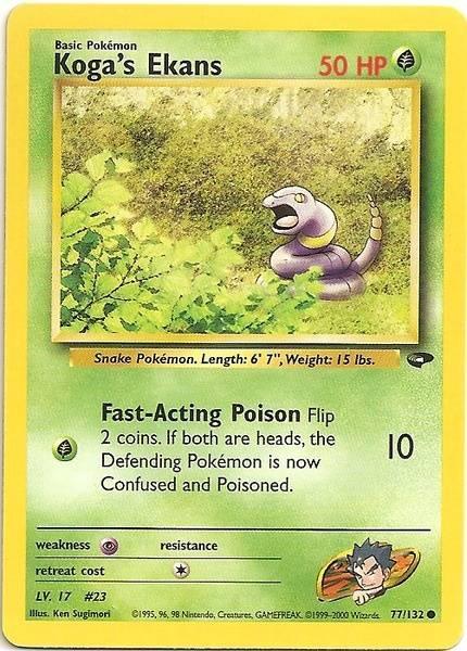Koga's Ekans (77/132) [Gym Challenge Unlimited] (Online Only)