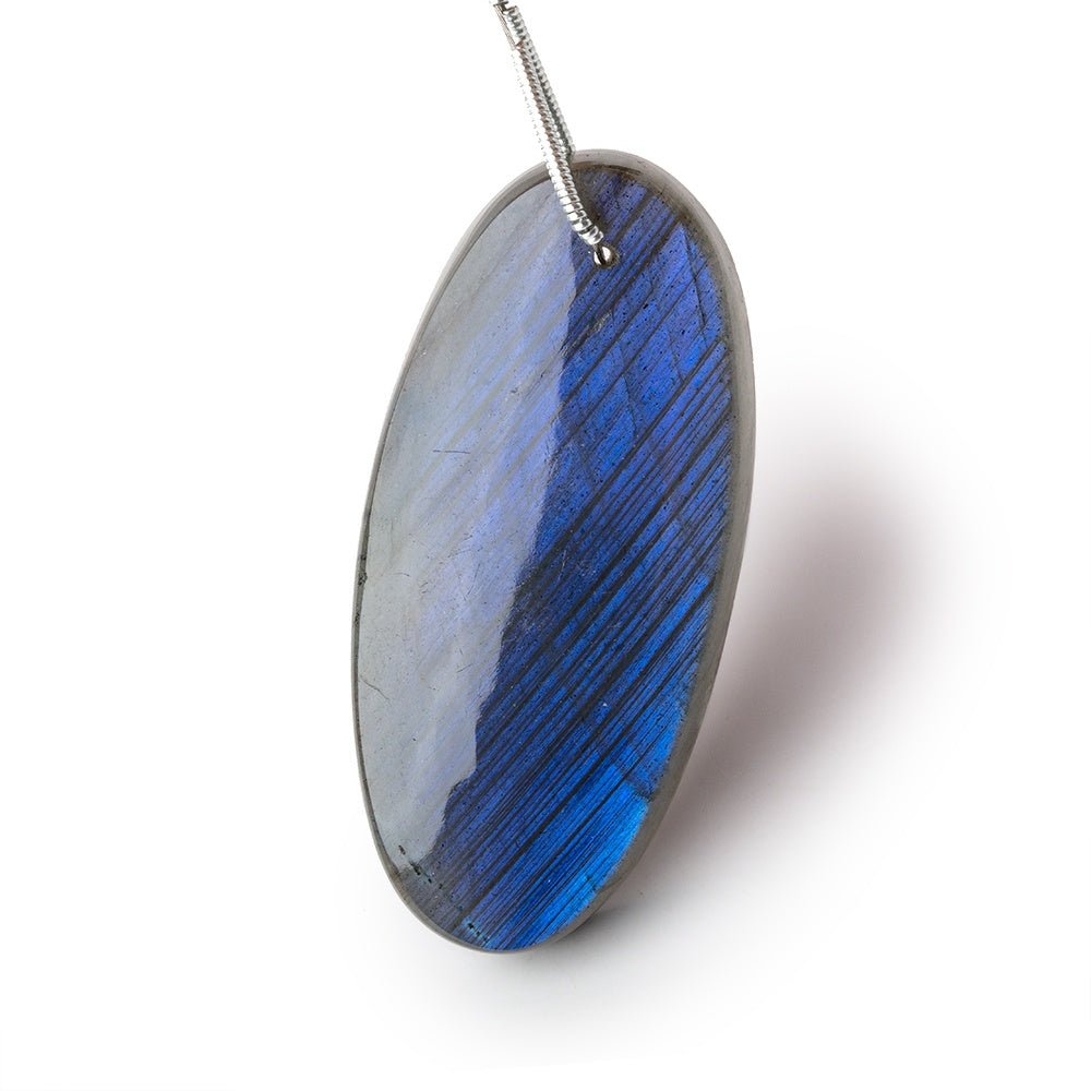 47x22x7.5mm Labradorite Plain Oval Pendant 1 AAA Focal (ONLINE ORDER ONLY)