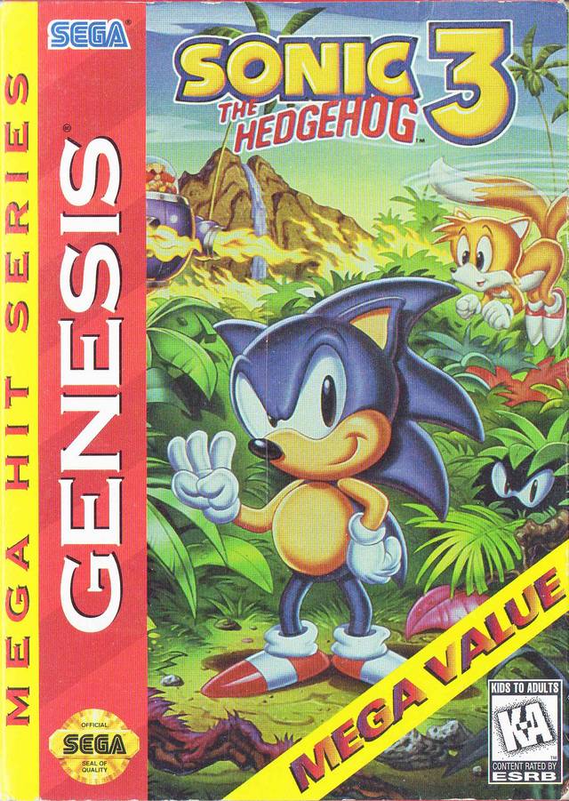 Sonic the Hedgehog 3 (Mega Hit Series) (Sega Genesis) (ONLINE ORDER ONLY)