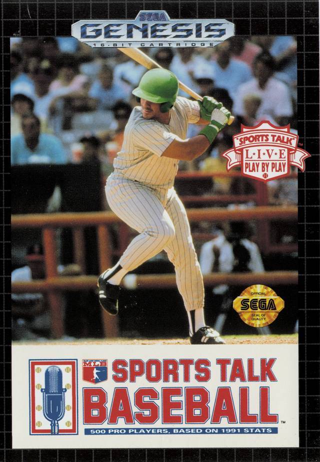 Sports Talk Baseball (Sega Genesis) (ONLINE ORDER ONLY)