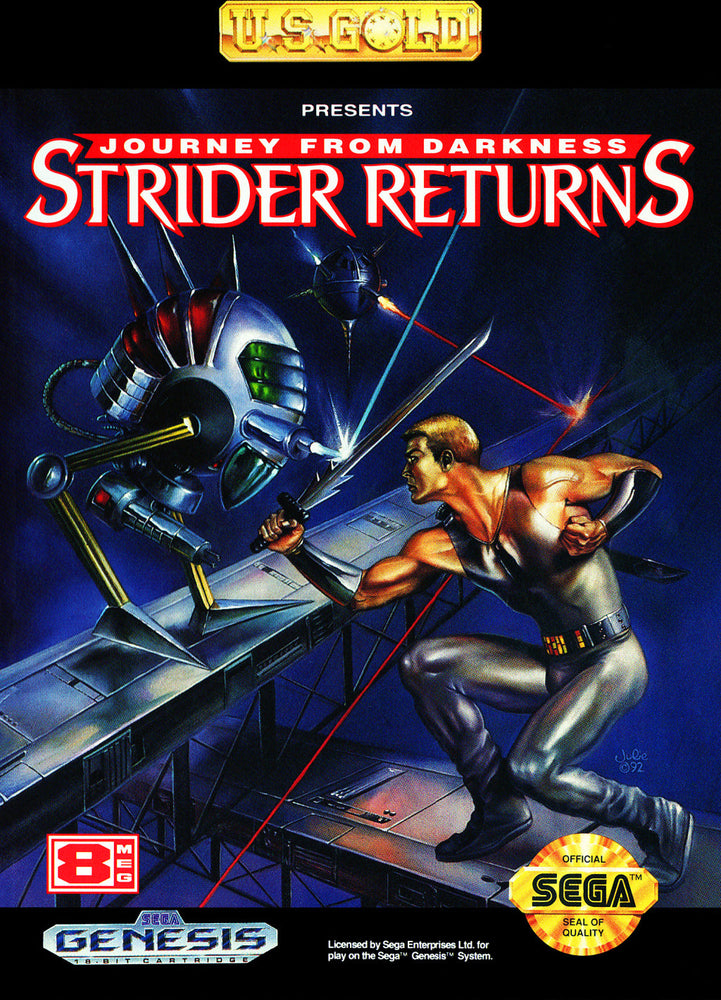 Strider Returns: Journey from Darkness (Sega Genesis) (ONLINE ORDER ONLY)