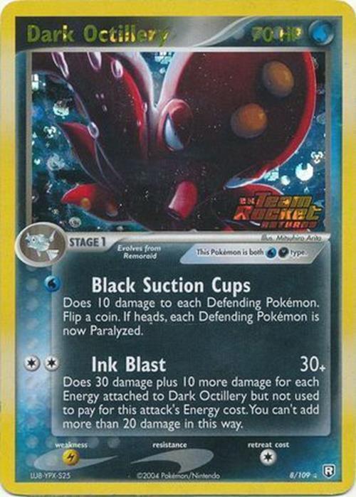 Dark Octillery (8/109) (Stamped) [EX: Team Rocket Returns] (Online Only)