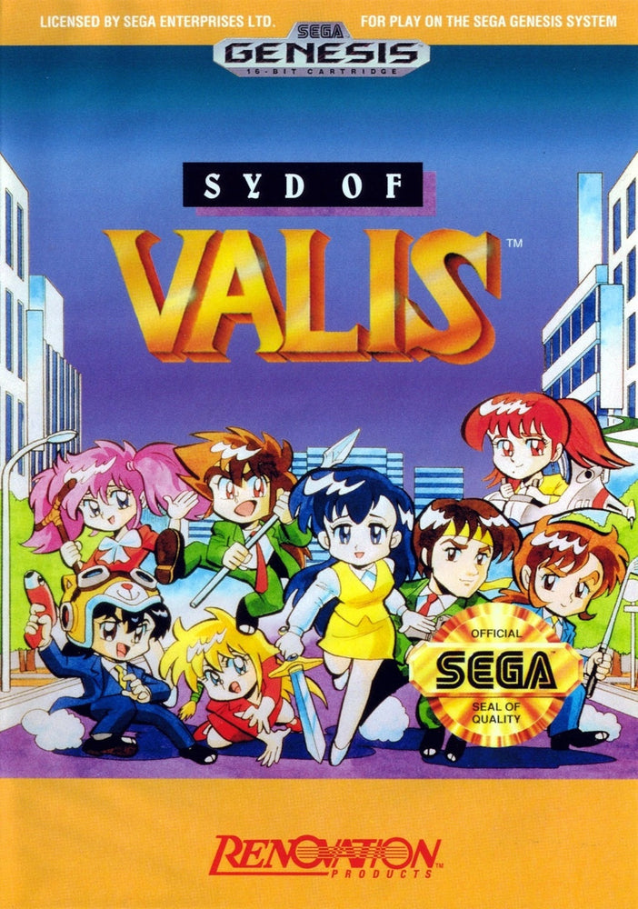 Syd of Valis (Sega Genesis) (ONLINE ORDER ONLY)