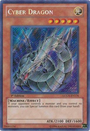 Cyber Dragon (Alternate Art) [LCGX-EN176] Secret Rare (ONLINE ORDER ONLY)